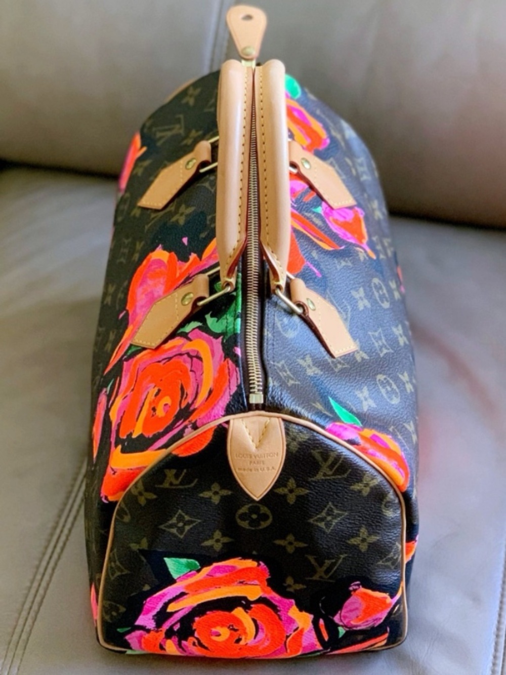 LOUIS VUITTON Stephen Sprouse Roses Speedy 30 Monogram Classic Bag - Picture 6 of 15
